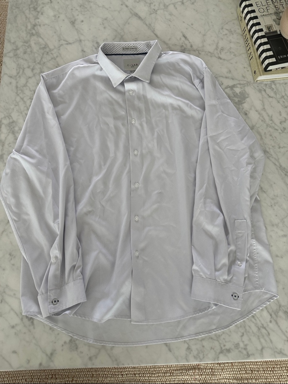 C-Lab NYC 4 Way Stretch Button Down Slim Fit